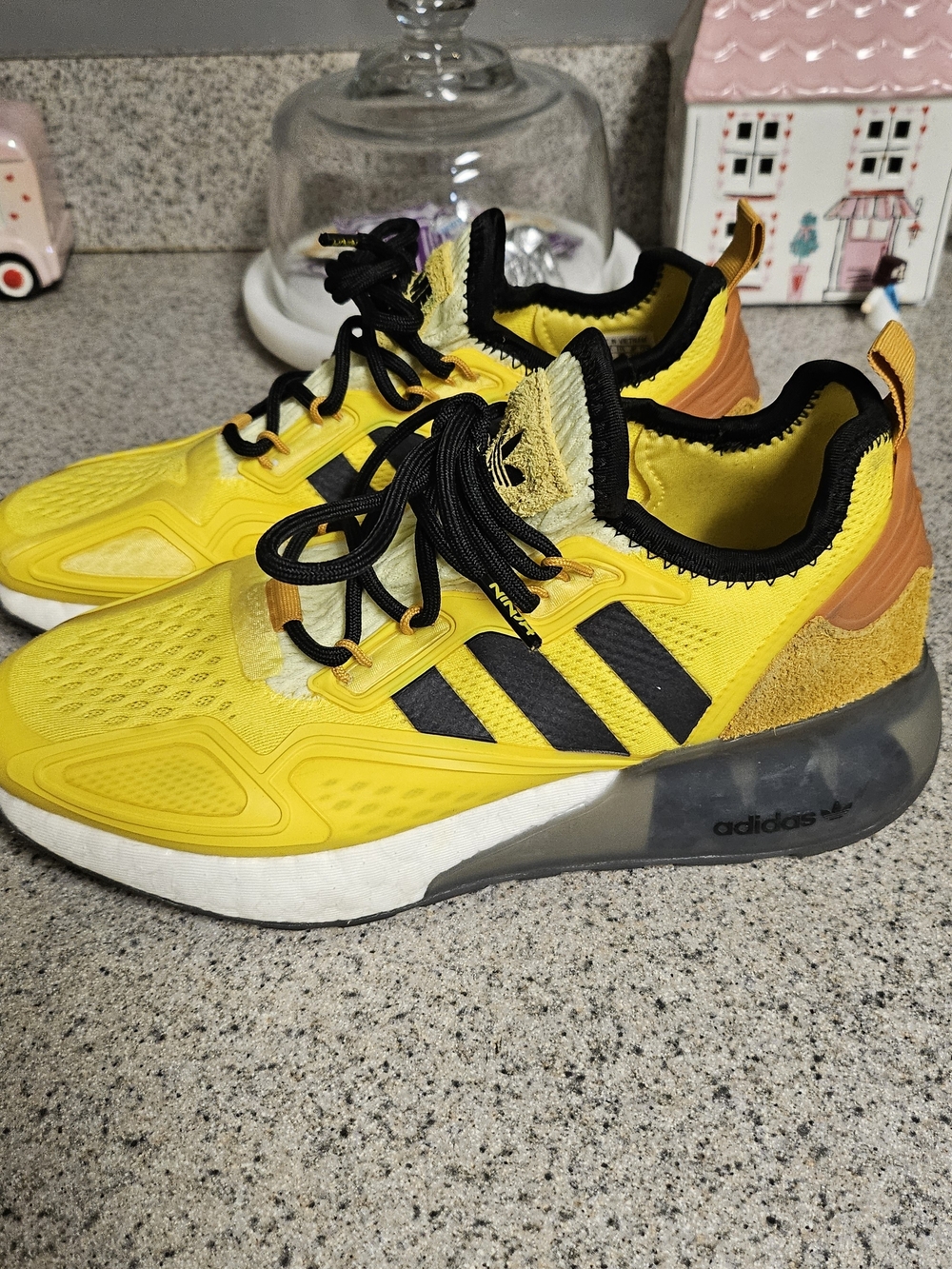 adidas-Ninja x ZX 2K Boost 'Time In - Yellow Legacy Gold